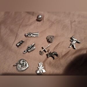 James Avery retired sterling silver lot of 9 charms